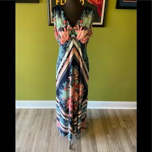 London Times Maxi Dress.